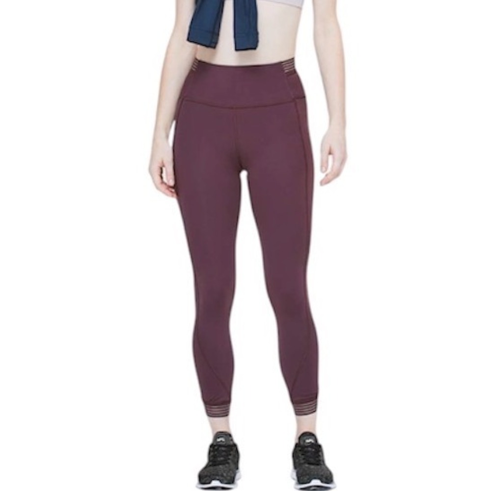 Lululemon Find Focus 7/8 Tight *25"Arctic Plum Women Sz 6 Shape Retention